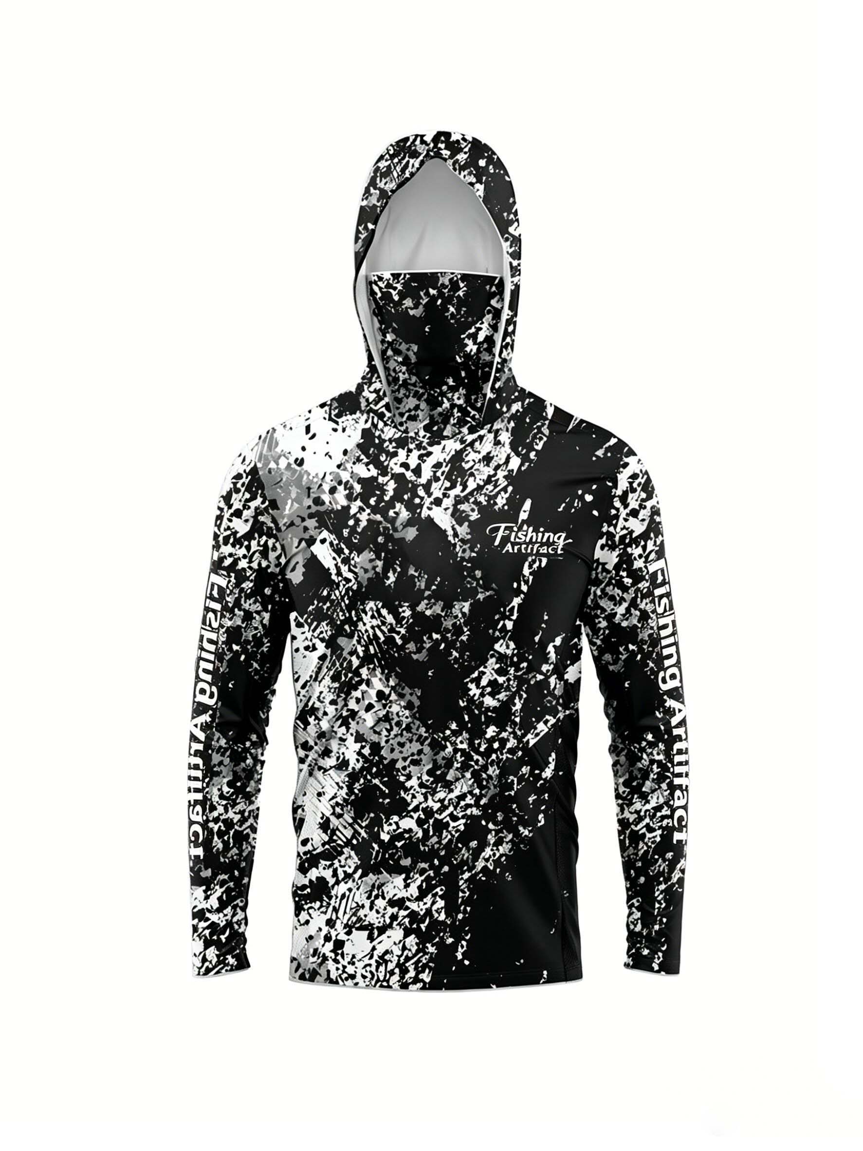 Men Summer 3D‑Printed Fishing  - огляд і ціна Sports Mask Breathable