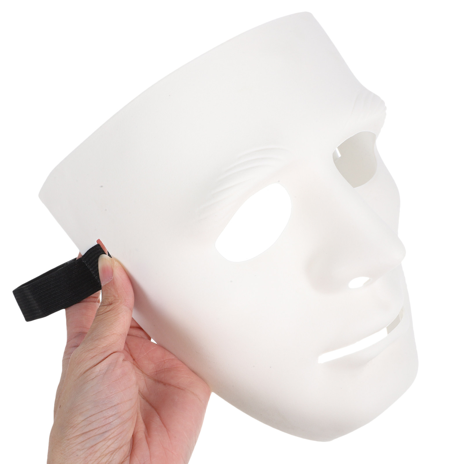 Full Face Masquerade Masks 5 P - огляд і ціна Black Face Mask Pack